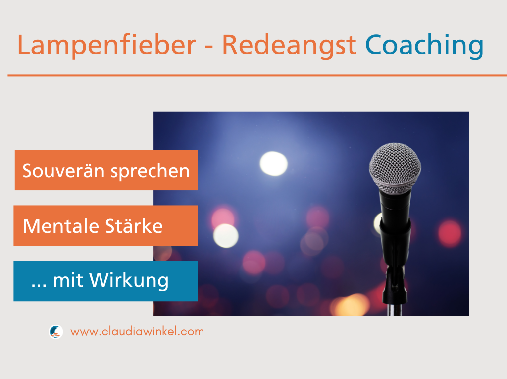 Lampenfieber und Redeangst? Auftritts-Coaching mit der PEP Methode I Claudia Winkel, Hamburg & online
