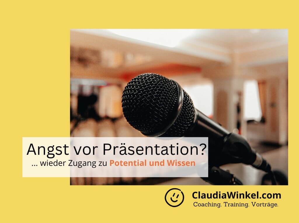 Prüfungsangst überwinden in Coachings bzw. Redeangst oder Lampenfieber vor Vortrag oder Präsentation I Claudia Winkel