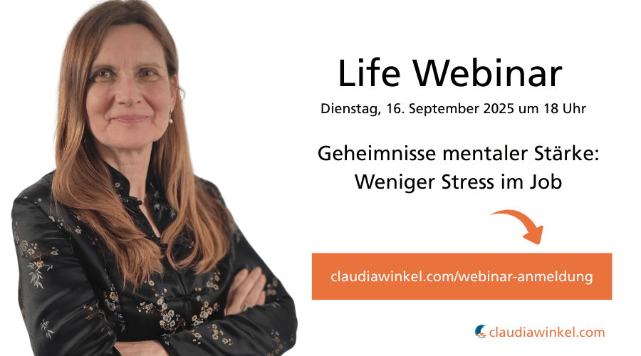 Selbstbewusstsein - Umgang mit Stress trainieren, kostenloses Webinar