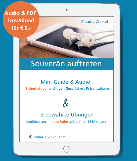 Souverän auftreten – Mini-Guide und Audio-Training für Führungskräfte